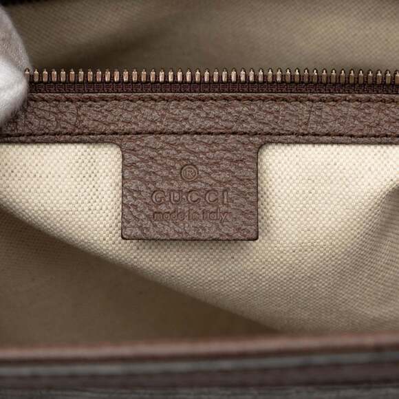 GUCCI Brown Leather Shoulder Bag - Picture 5 of 6